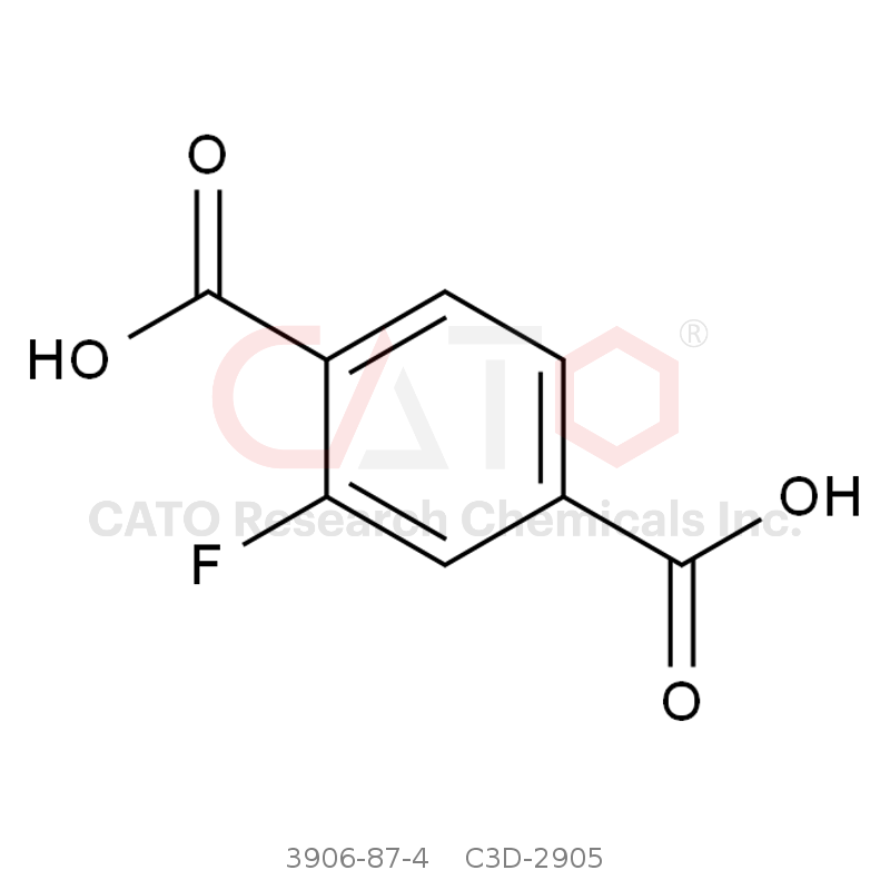 CAS No.:3906-87-4,2-氟对苯二甲酸