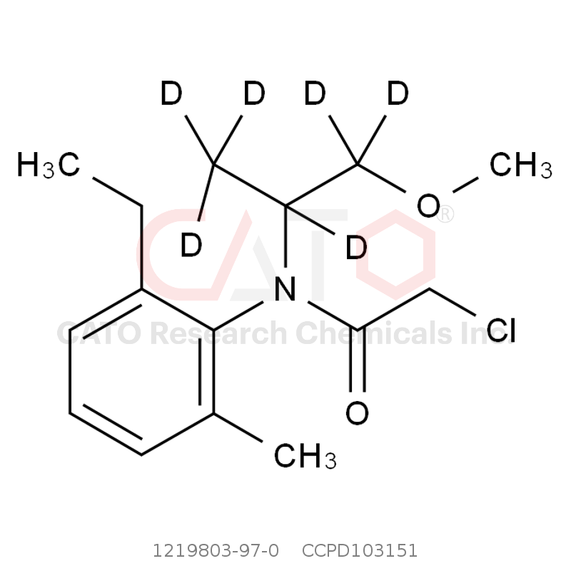 CAS No.:1219803-97-0,异丙甲草胺-d6