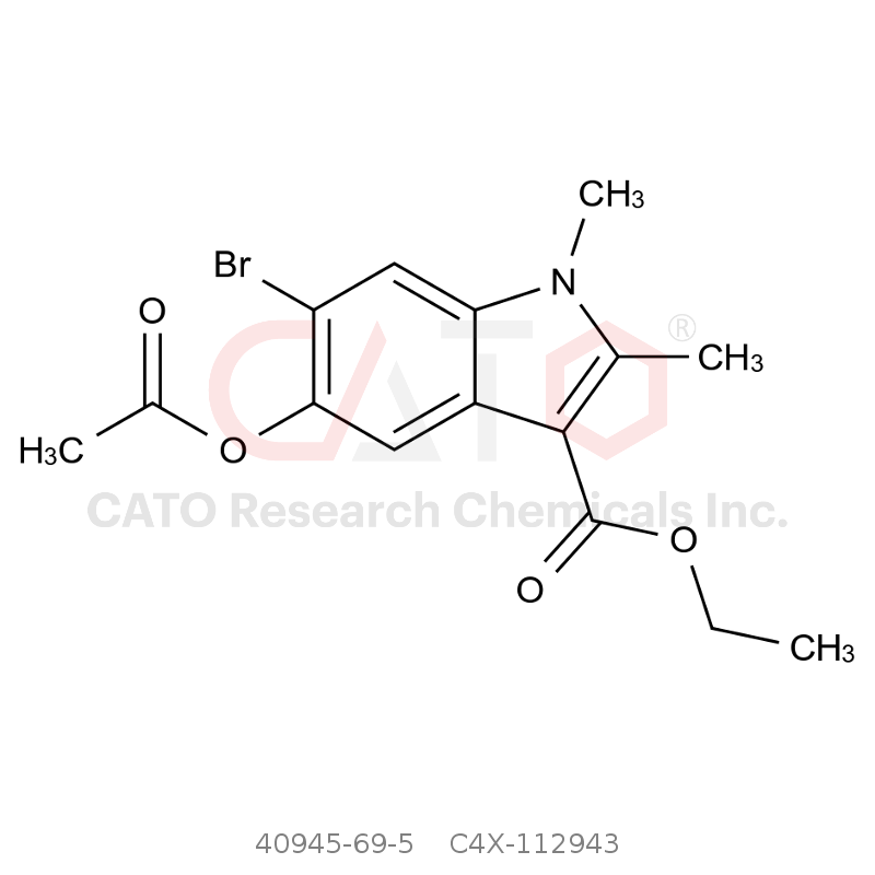 CAS No.:40945-69-5,Arbidol Impurity 43