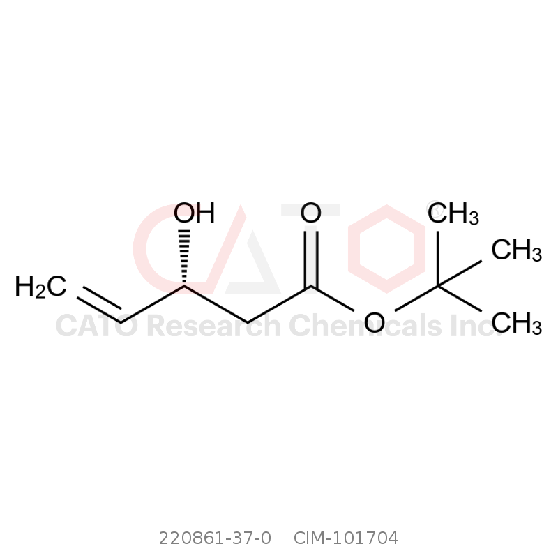 CAS No.:220861-37-0,1,1-Dimethylethyl (3R)-3-hydroxy-4-pentenoate
