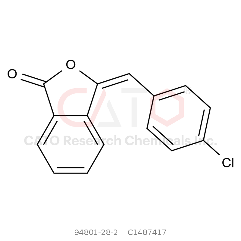 CAS No.:94801-28-2,(E)-3-(4-氯亚苄基)异苯并呋喃-1(3H)-酮