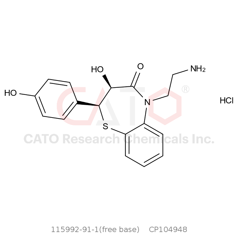 CAS No.:115992-91-1(free base),Diltiazem EP Impurity H HCl