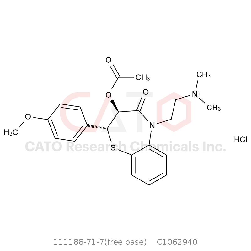 CAS No.:111188-71-7(free base),Diltiazem EP Impurity A HCl