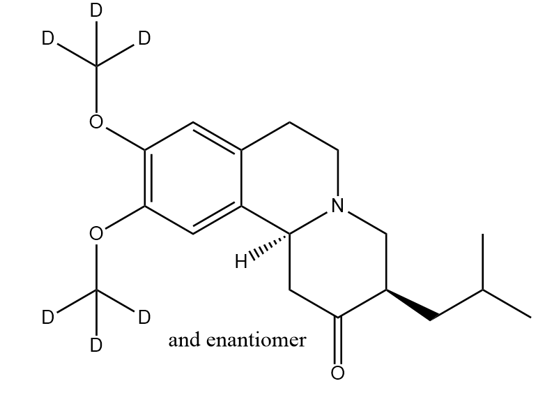 丁苯那嗪杂质38-d6 Tetrabenazine Impurity 38-d6 CAS 2244238-16-0 结构式 Chemical Structure