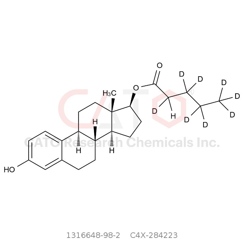 CAS No.:1316648-98-2,戊酸雌二醇-d9