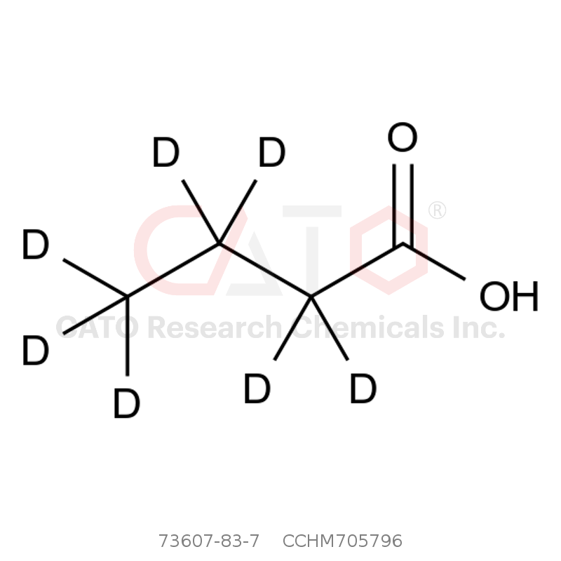 CAS No.:73607-83-7,正丁酸-D7