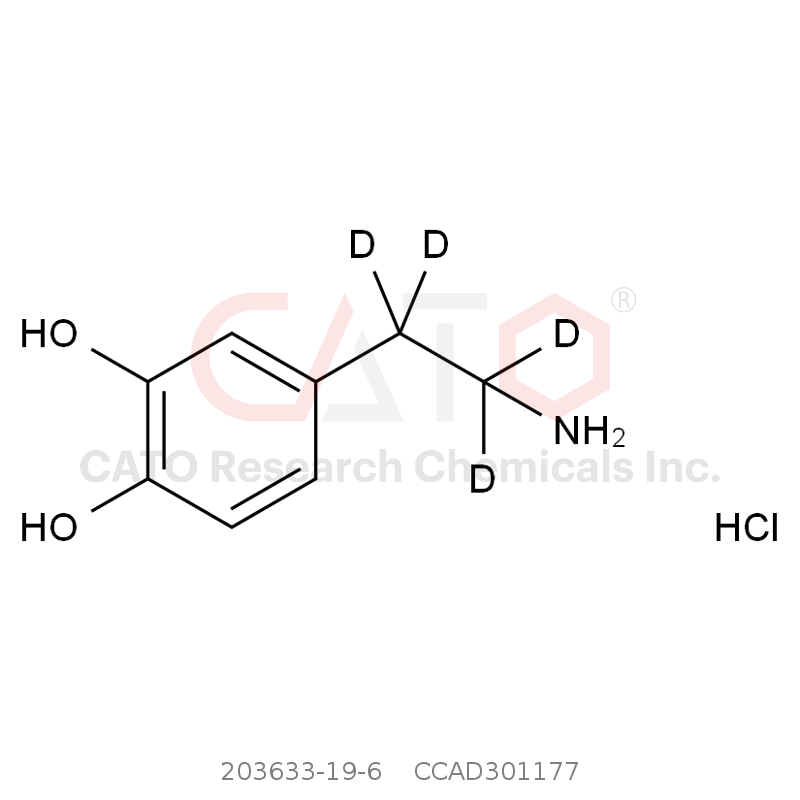 CAS No.:203633-19-6,多巴胺盐酸盐-d4