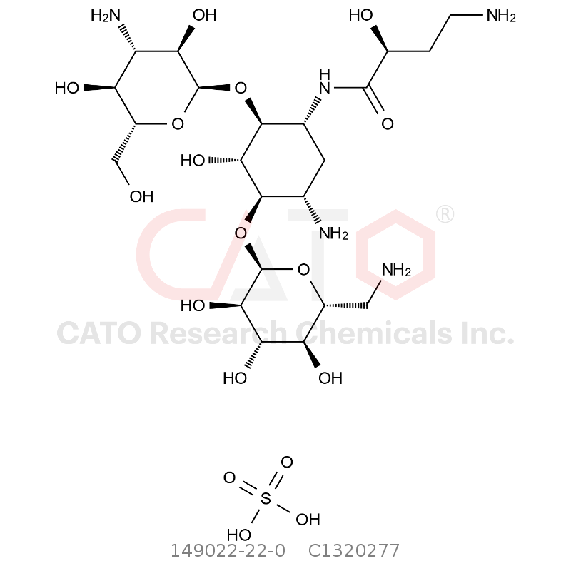 CAS No.:149022-22-0,Amikacin Sulfate