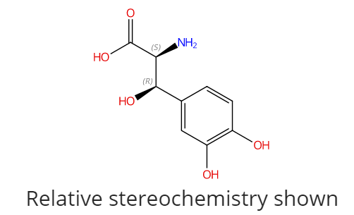 rel-（βS）-β，3-二羟基-D-酪氨酸 rel-(βS)-β,3-Dihydroxy-D-tyrosine CAS 3916-18-5 结构式 Chemical Structure