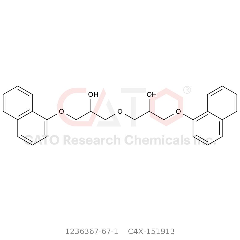 CAS No.:1236367-67-1,Propranolol Impurity 13