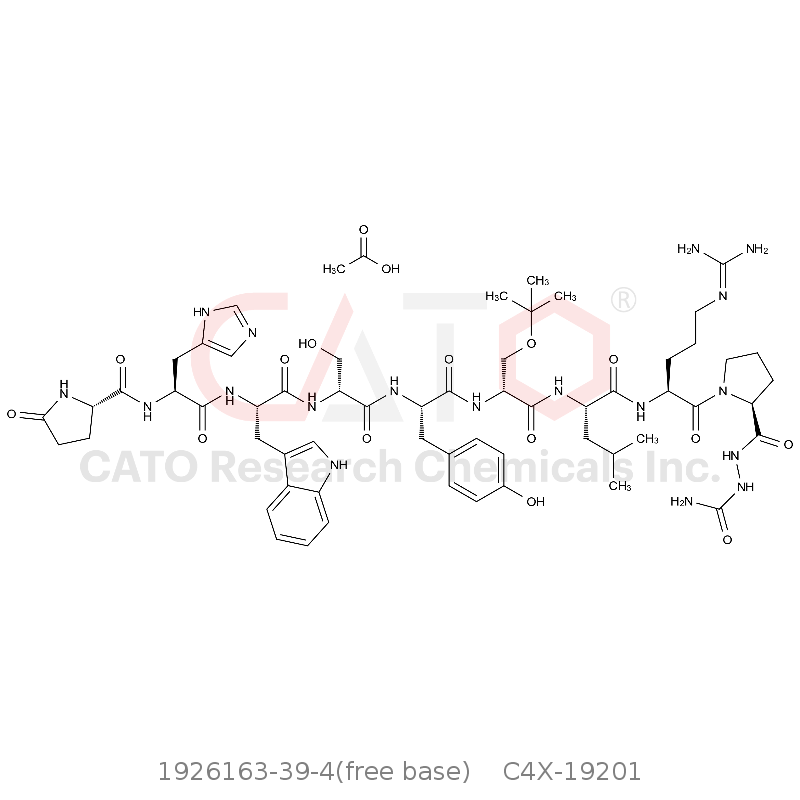 CAS No.:1926163-39-4(free base),Goserelin EP Impurity A Acetate