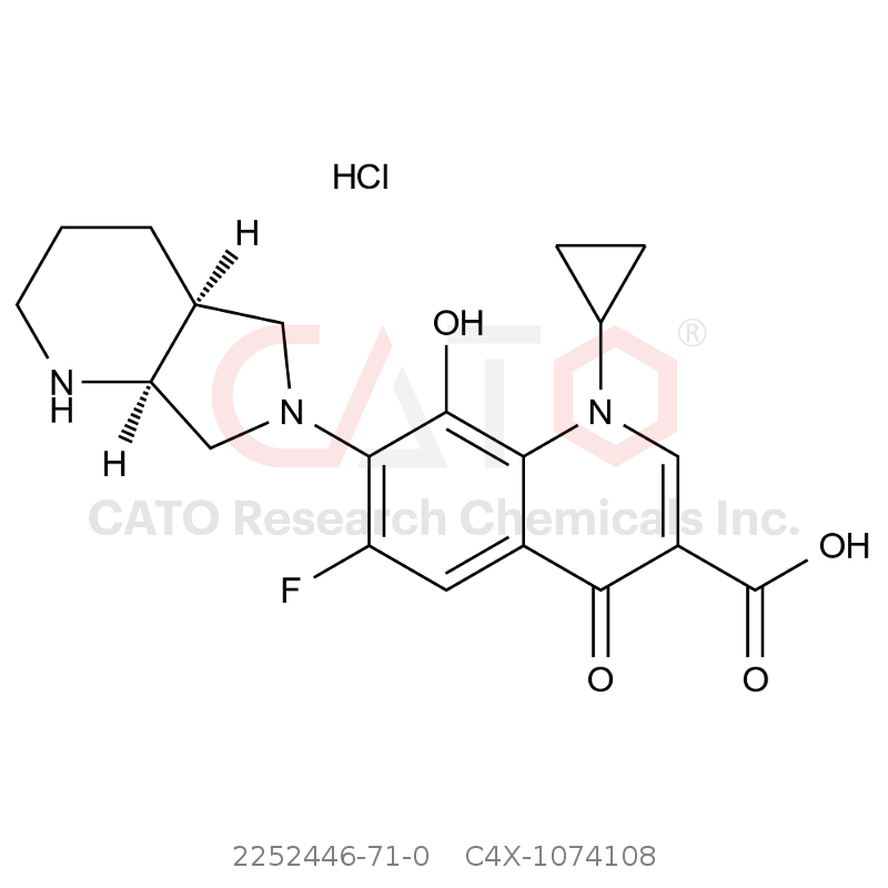 CAS No.:2252446-71-0,Moxifloxacin EP Impurity E HCl