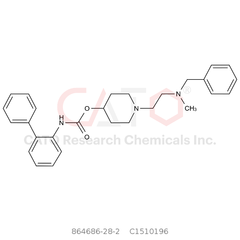 CAS No.:864686-28-2,1-(2-(Benzyl(methyl)amino)ethyl)piperidin-4-yl [1,1'-biphenyl]-2-ylcarbamate