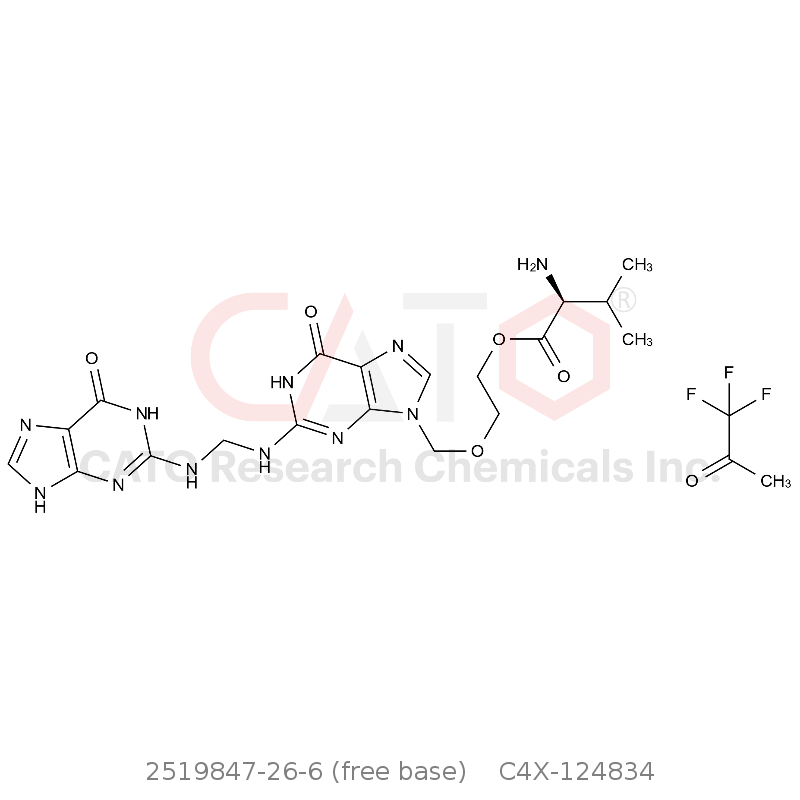CAS No.:2519847-26-6 (free base),Valaciclovir EP Impurity N TFA