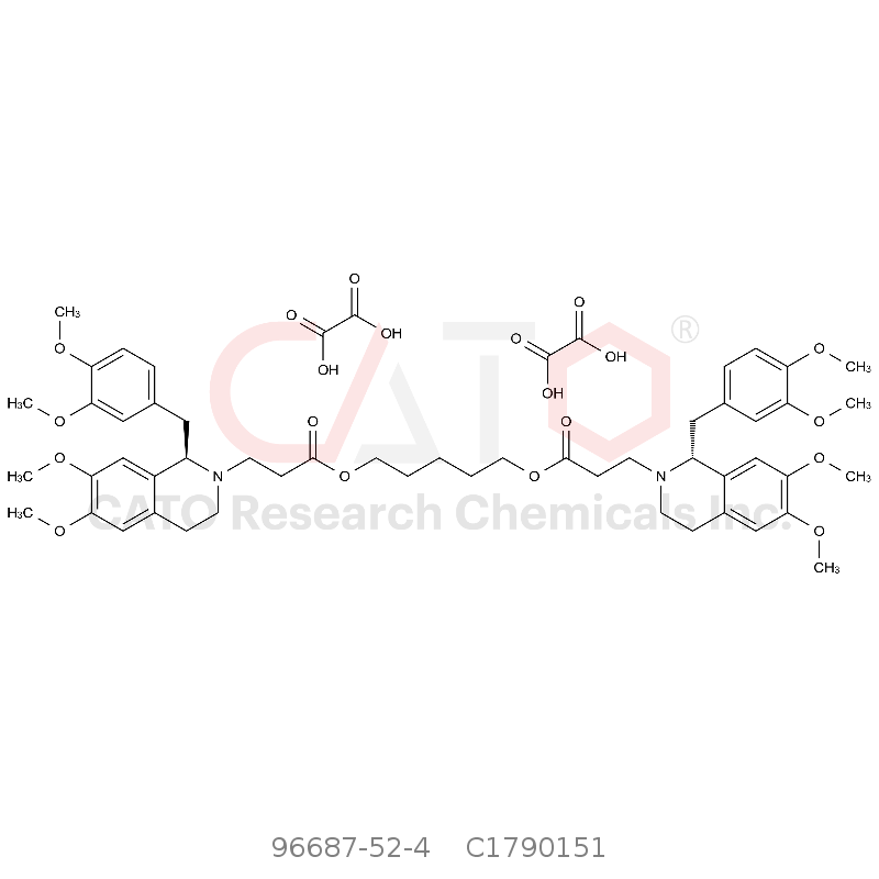 CAS No.:96687-52-4,Cisatracurium Besilate EP Impurity R Dioxalate