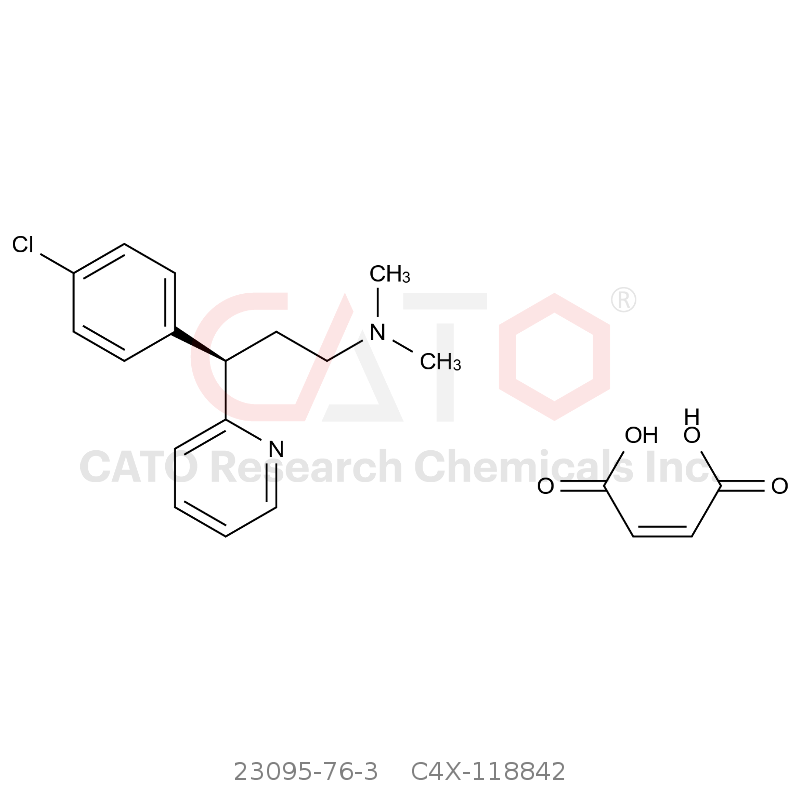 CAS No.:23095-76-3,Dexchlorpheniramine EP Impurity B Maleate