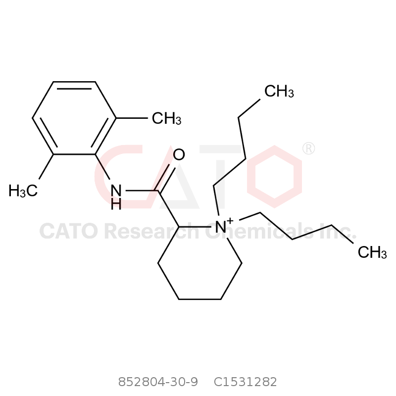 CAS No.:852804-30-9,1,1-Dibutyl-2-[[(2,6-dimethylphenyl)amino]carbonyl]piperidinium