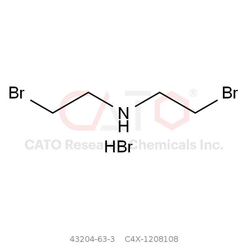 CAS No.:43204-63-3,双(2-溴乙基)胺氢溴酸盐
