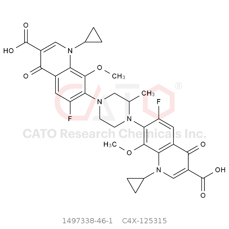 CAS No.:1497338-46-1,Gatifloxacin Impurity 15