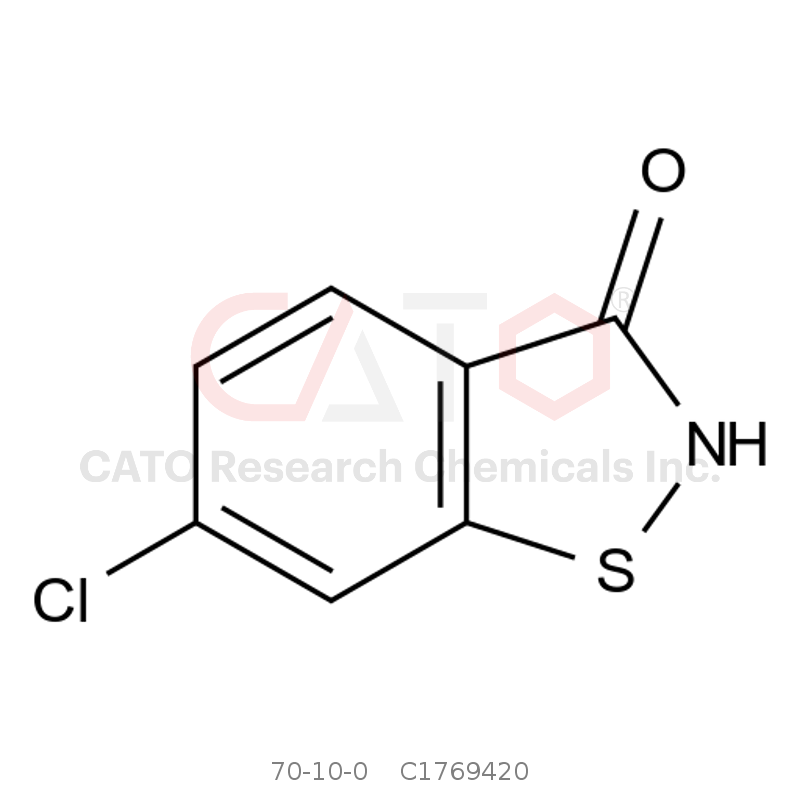CAS No.:70-10-0,6-氯-1,2-苯并异噻唑-3(2H)-酮