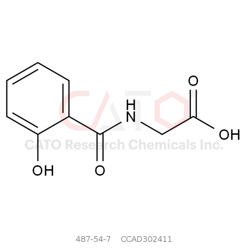 CAS No.:487-54-7,2-羟基马尿酸