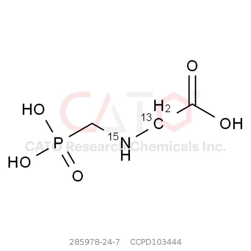 CAS No.:285978-24-7,草甘膦-13C,15N