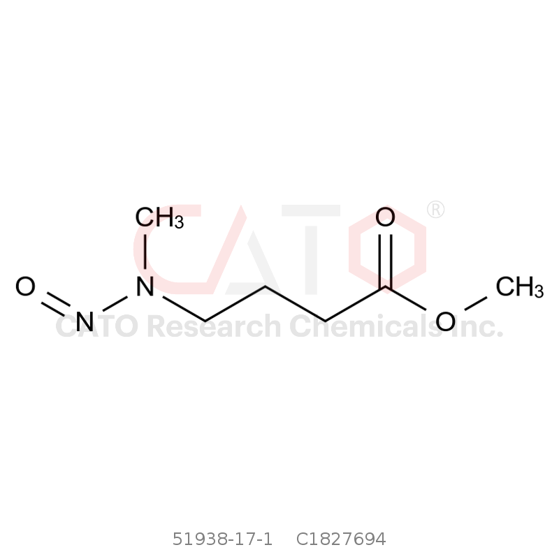 CAS No.:51938-17-1,N-Nitroso-N-methyl-4-aminobutyric Acid Methyl Ester