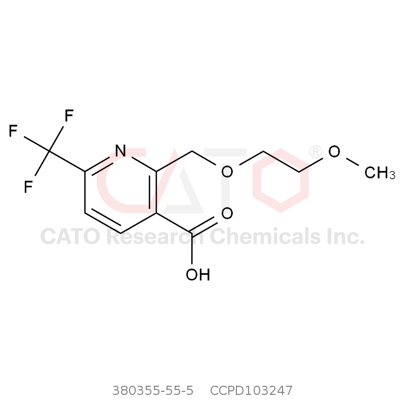 CAS No.:380355-55-5,2-(2-甲氧基-乙氧甲基)-6-三氟甲基烟酸