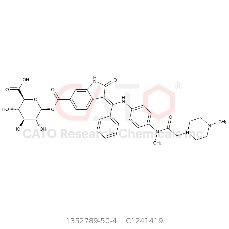 CAS No.:1352789-50-4,尼达尼布脱甲基-O-葡糖醛酸