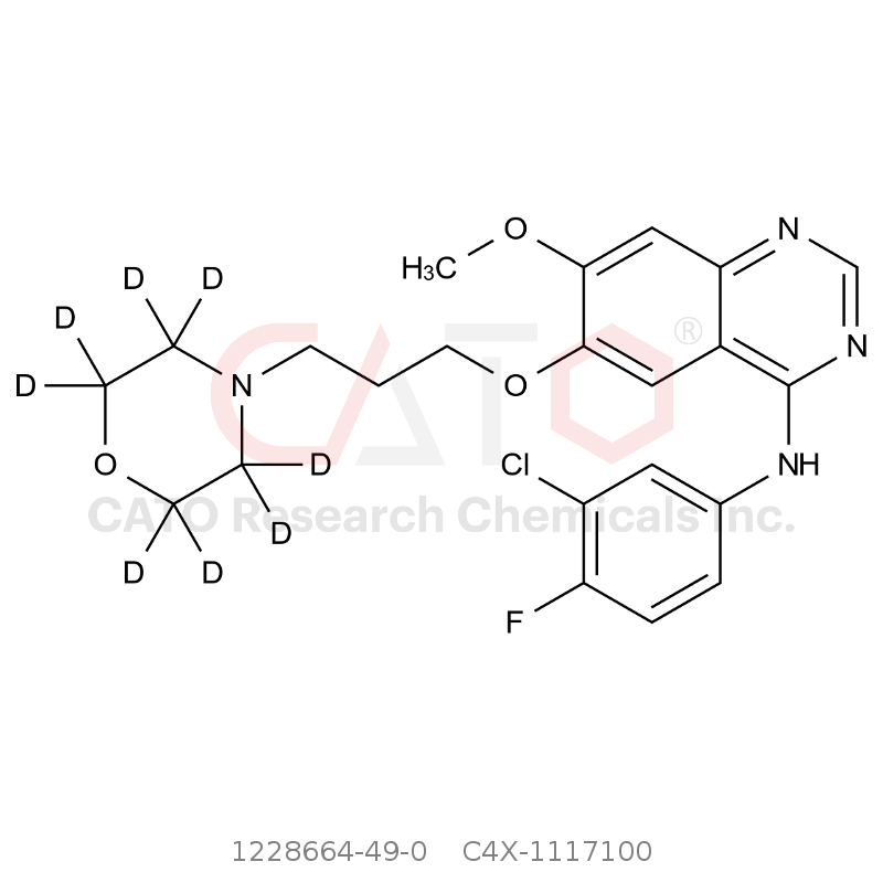 CAS No.:1228664-49-0,吉非替尼-d8