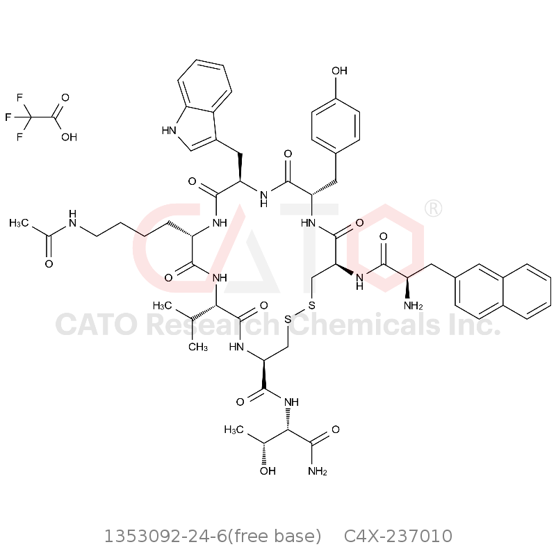 CAS No.:1353092-24-6(free base),兰瑞肽杂质10