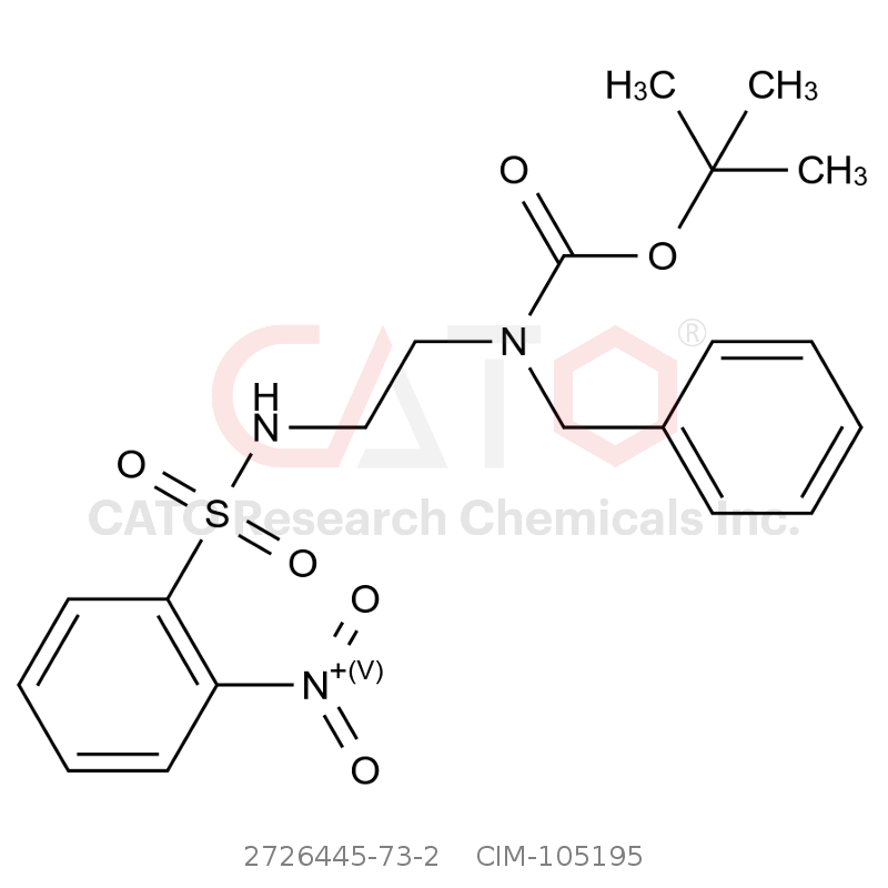 CAS No.:2726445-73-2,Tert-butyl benzyl(2-((2-nitrophenyl)sulfonamido)ethyl)carbamate