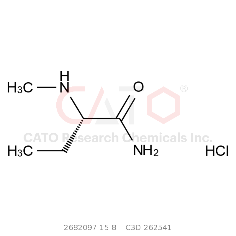 CAS No.:2682097-15-8,(S)-2-(甲基氨基)丁酰胺盐酸盐