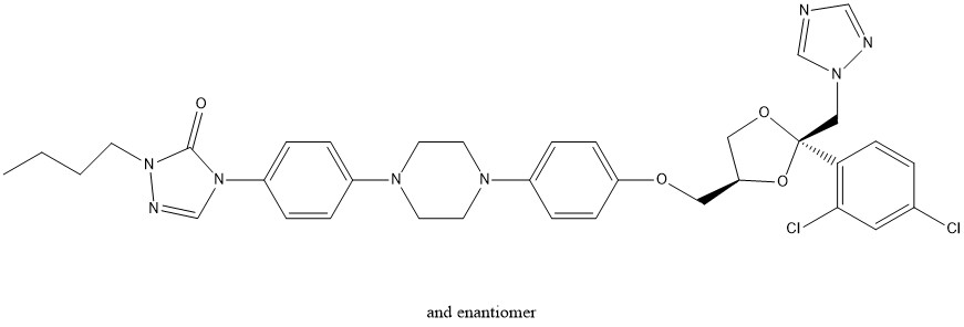 伊曲康唑EP杂质F Itraconazole EP Impurity F CAS 89848-51-1 结构式 Chemical Structure