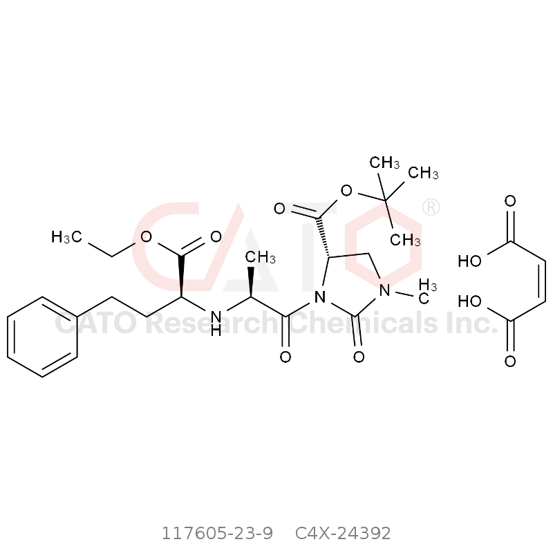 CAS No.:117605-23-9,Imidapril Maleate