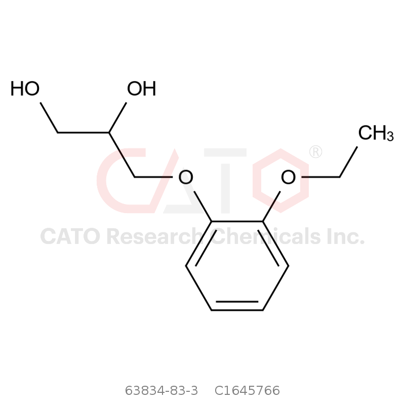 CAS No.:63834-83-3,3-(2-Ethoxyphenoxy)-1,2-propanediol