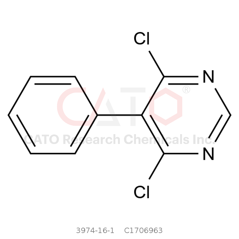CAS No.:3974-16-1,4,6-Dichloro-5-phenylpyrimidine