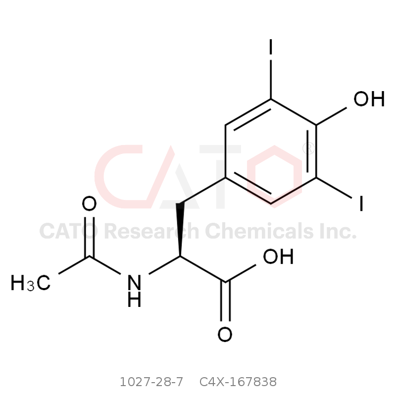 CAS No.:1027-28-7,Levothyroxine Impurity 38