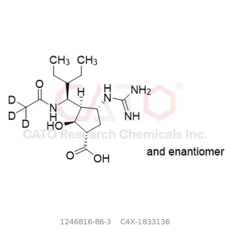 CAS No.:1246816-86-3,Peramivir-d3