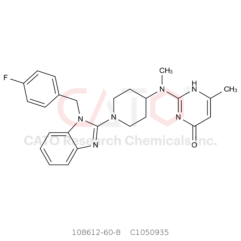 CAS No.:108612-60-8,Mizolastine Impurity N1