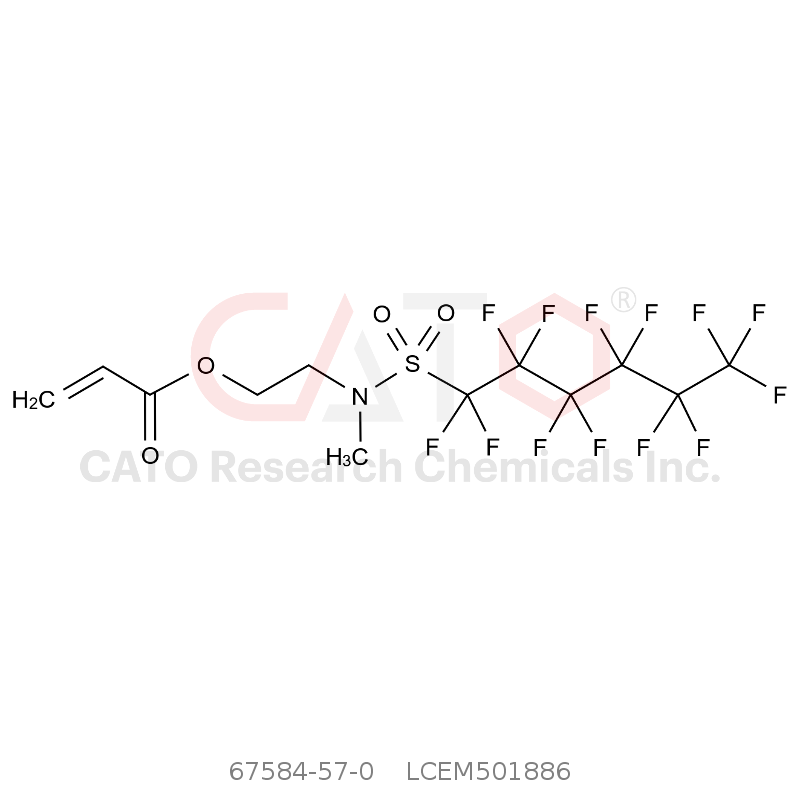CAS No.:67584-57-0,丙烯酸(N-甲基全氟己基磺酰胺基)乙酯