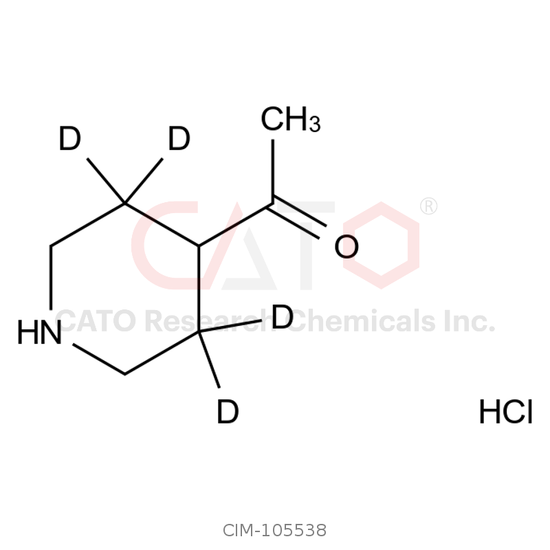 1-(Piperidin-4-yl-3,3,5,5-d4)ethan-1-one hydrochloride