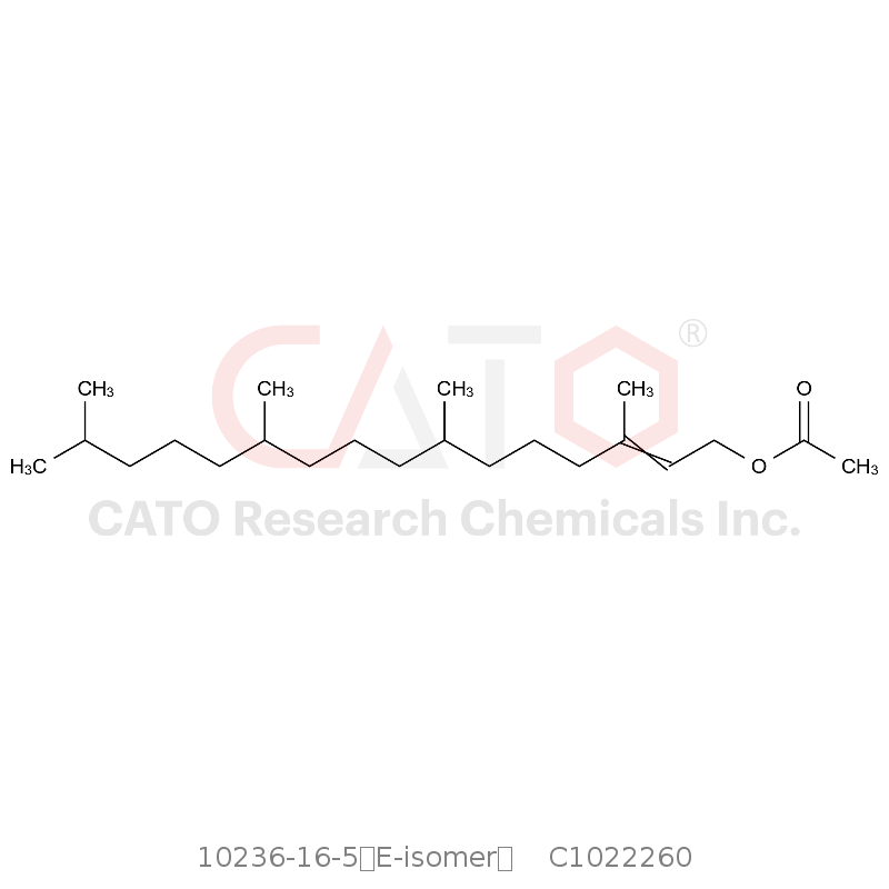 CAS No.:10236-16-5（E-isomer）,乙酸植基酯 (顺反混合物)