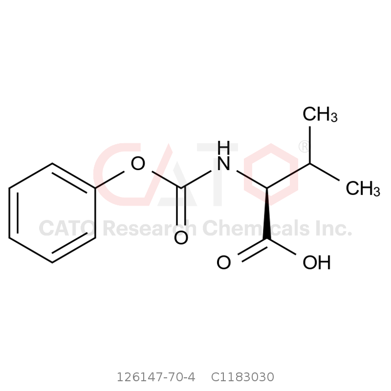 CAS No.:126147-70-4,(S)-3-Methyl-2-((phenoxycarbonyl)amino)butanoic Acid