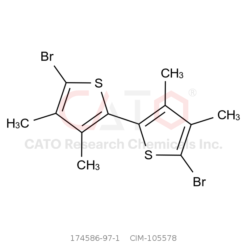 CAS No.:174586-97-1,5,5'-Dibromo-3,3',4,4'-tetramethyl-2,2'-bithiophene