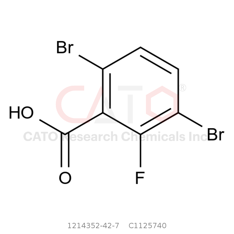 CAS No.:1214352-42-7,3,6-Dibromo-2-fluorobenzoic acid