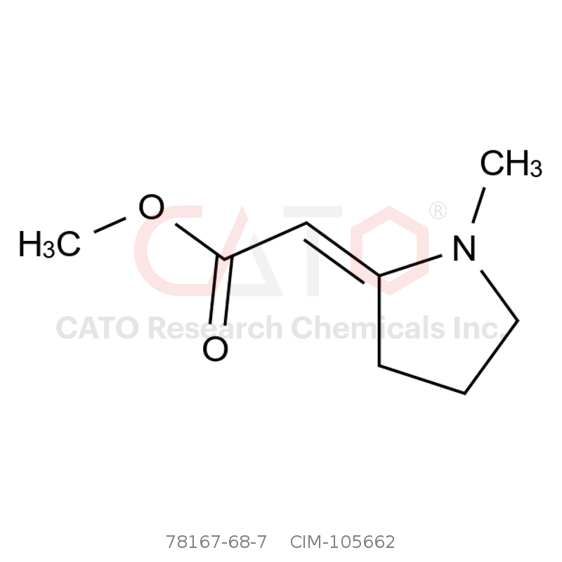 CAS No.:78167-68-7,2-(1-甲基-2-亚吡咯烷基)乙酸甲酯