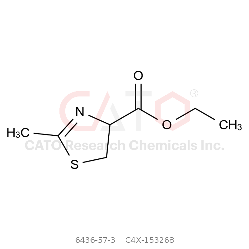 CAS No.:6436-57-3,ethyl 2-methyl-4,5-dihydrothiazole-4-carboxylate