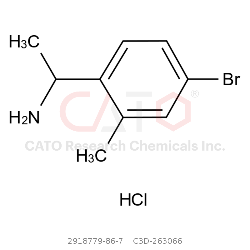 CAS No.:2918779-86-7,1-(4-Bromo-2-methylphenyl)ethan-1-amine hydrochloride