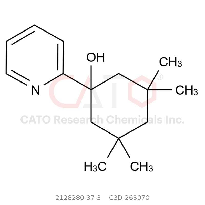 CAS No.:2128280-37-3,3,3,5,5-tetramethyl-1-(pyridin-2-yl)cyclohexan-1-ol